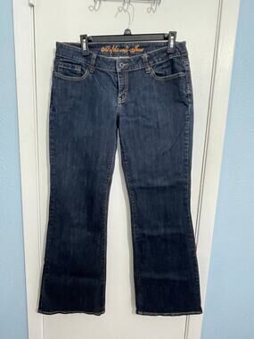 Not of This World Jesus Jeans Size 30 Low Rise Bootcut Baggy 90s Western